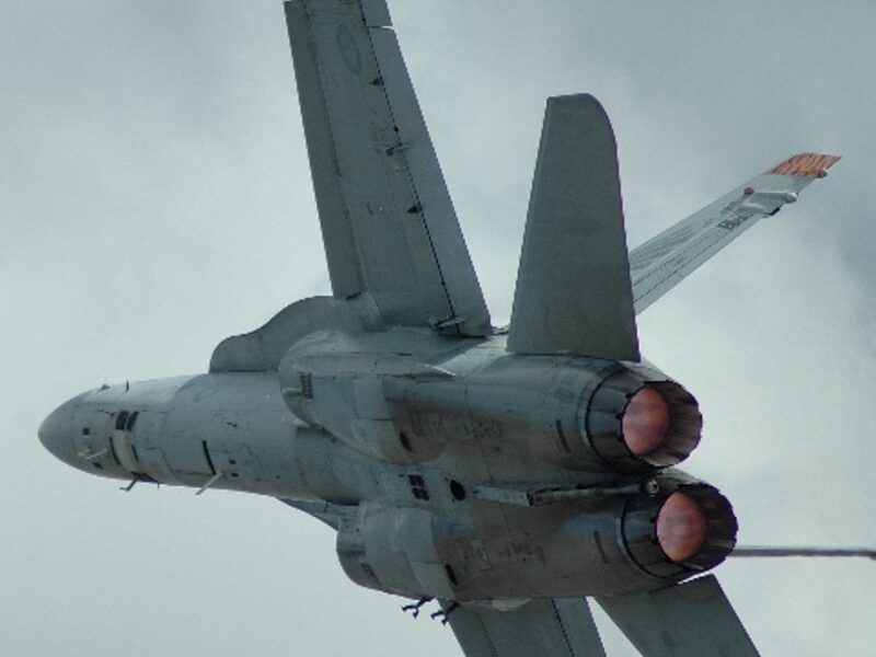 F/A-18 Hornet in flight